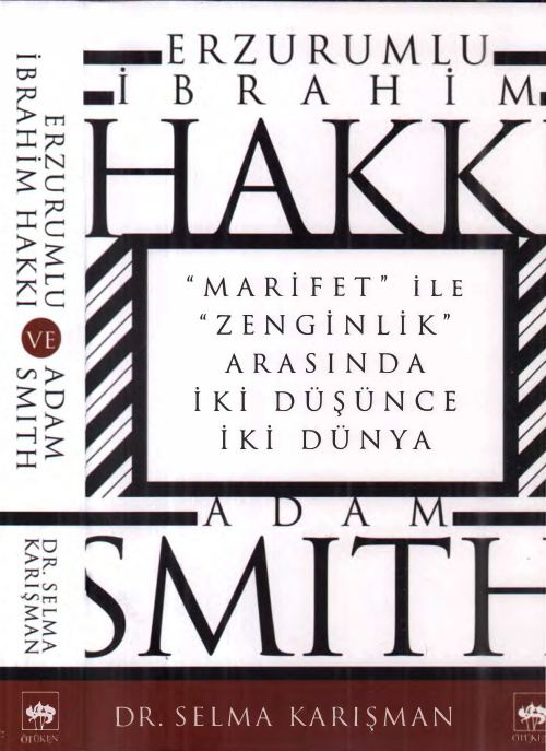 Erzurumlu İbrahim Hakkı Adam Smith PDF İndir – Selma Karışman