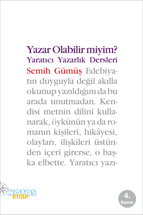 Yazar Olabilir miyim PDF İndir – Semih Gümüş