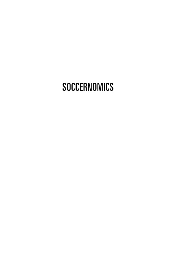 Soccernomics PDF İndir – Simon Kuper, Stefan Szymanski