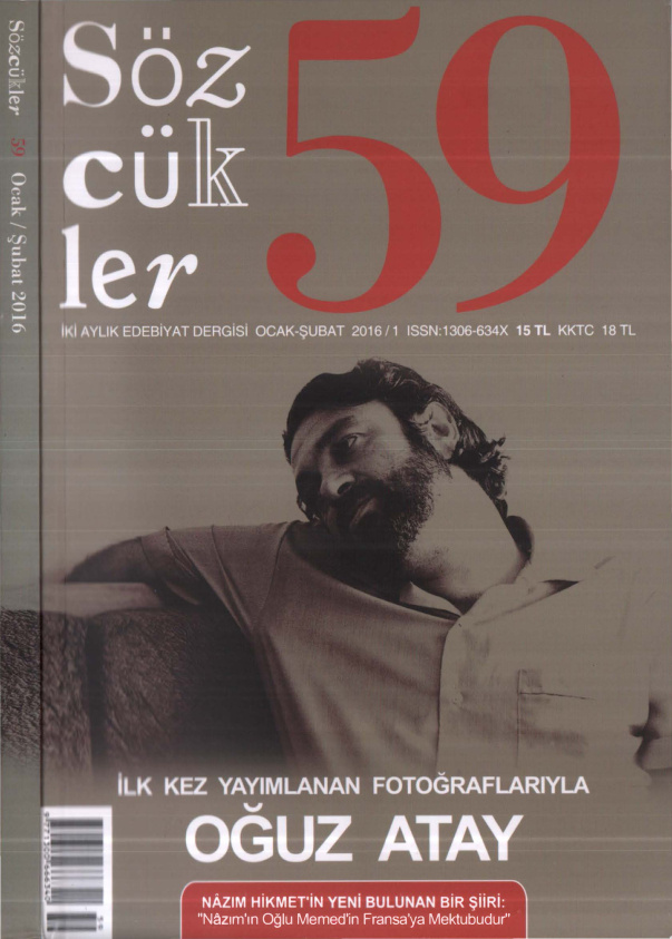 Sözcükler Sayı 059 Ocak-Şubat 2016 PDF İndir – Kolektif