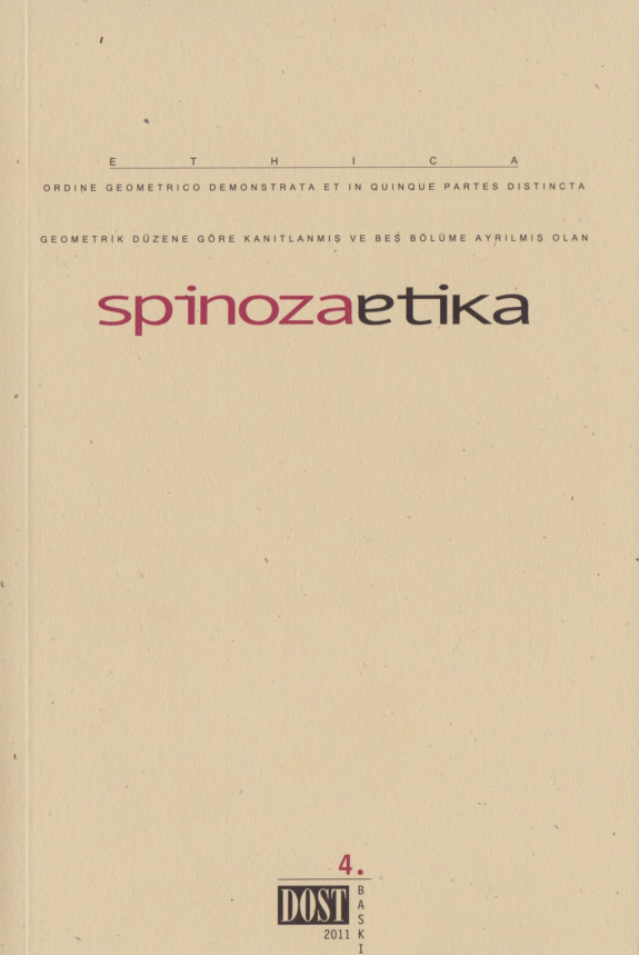 Ethika PDF İndir – Baruch Spinoza