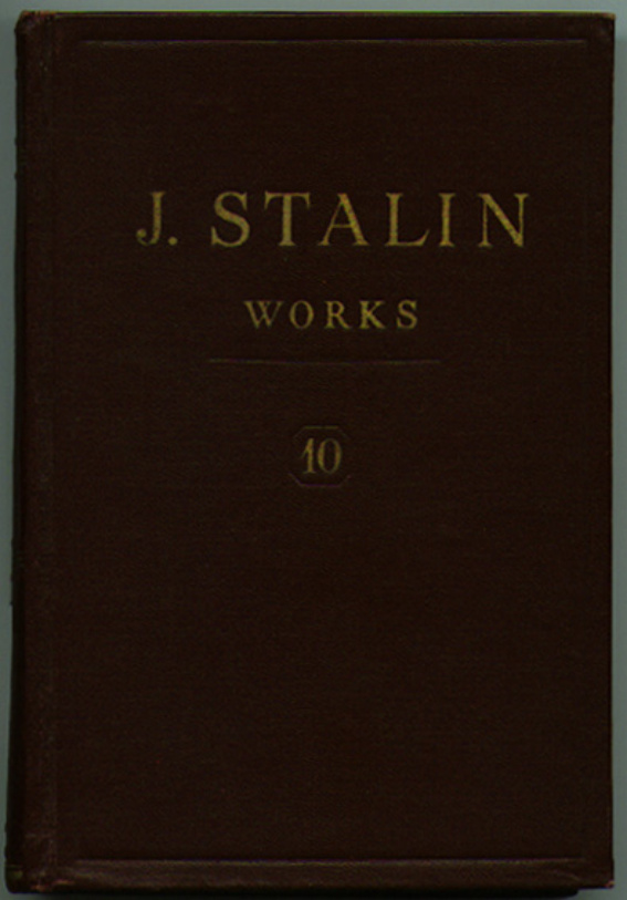 Stalin Works 10 PDF İndir – Joseph Stalin