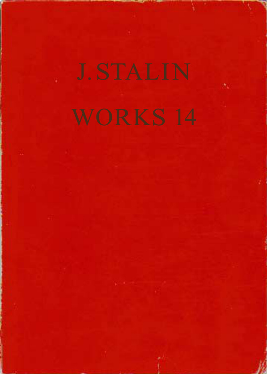 Stalin Works 14 PDF İndir – Joseph Stalin