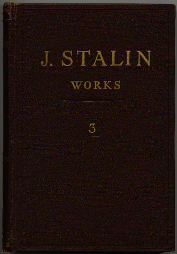 Stalin Works 3 PDF İndir – Joseph Stalin