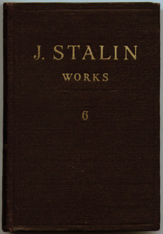 Stalin Works 6 PDF İndir – Joseph Stalin