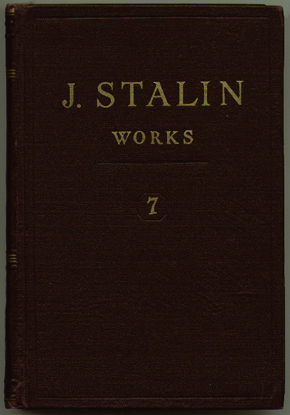 Stalin Works 7 PDF İndir – Joseph Stalin