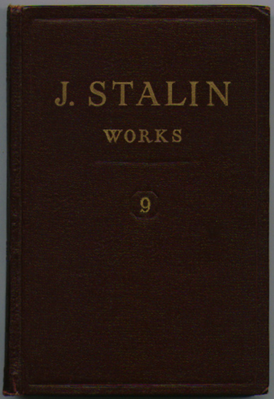 Stalin Works 9 PDF İndir – Joseph Stalin