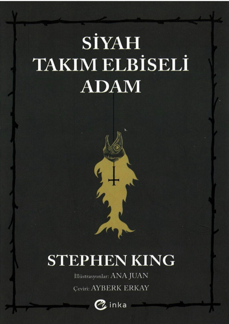 Stephen King Siyah Takım Elbiseli Adam İnka Yayınları Kitap Kapağı