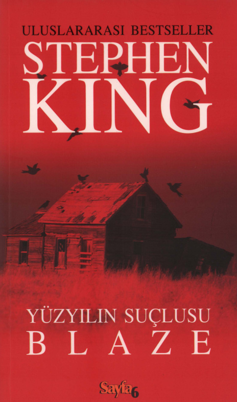 Stephen King Yüzyılın Suçlusu Blaze Sayfa6 Yayınları Kitap Kapağı