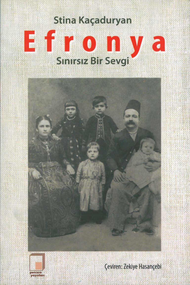 Stina Kaçaduryan Efronya Pencere Yayınları Kitap Kapağı