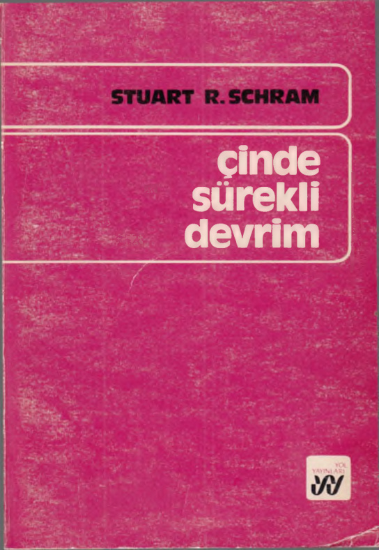 Çin’de Sürekli Devrim PDF İndir – Stuart R. Schram