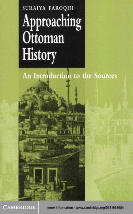Approaching Ottoman History PDF İndir – Suraiya Faroqhi