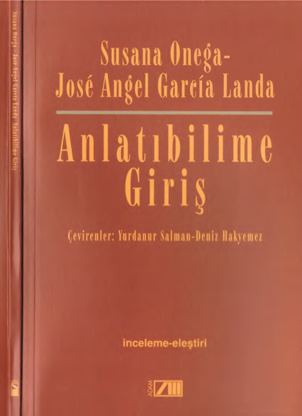 Anlatıbilime Giriş PDF İndir – Susana Onega, Jose Angel Garcia Landa