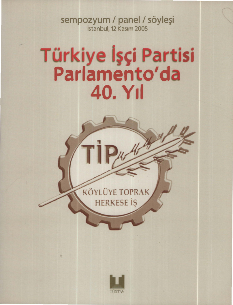 Parlamento’da 40. Yıl Sempozyumu PDF İndir – Kolektif