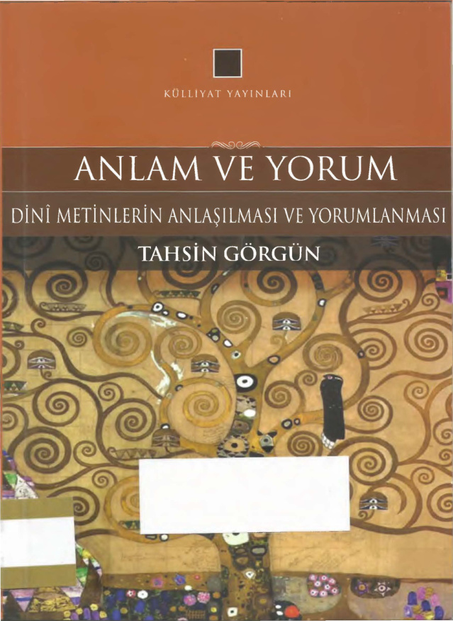 Anlam ve Yorum PDF İndir – Tahsin Görgün