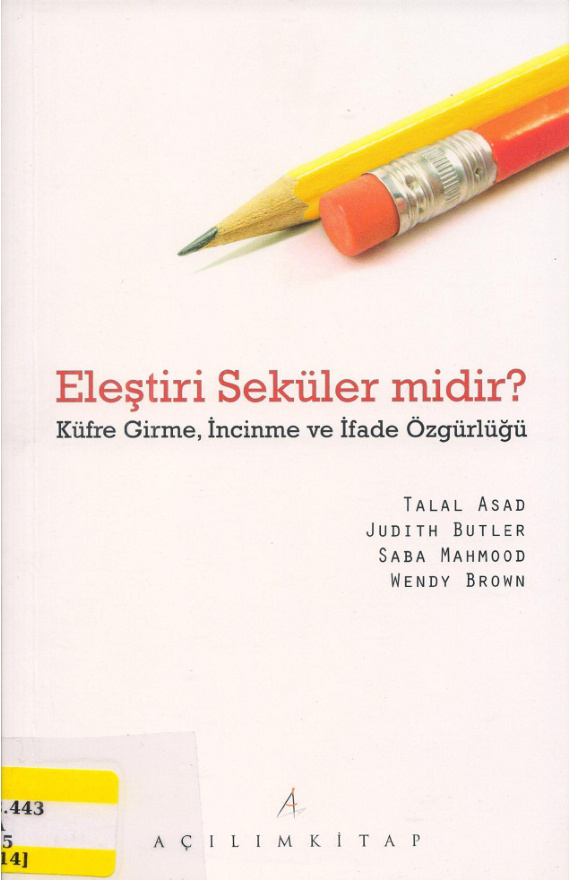 Eleştiriri Seküler midir? PDF İndir – Talal Asad, Judith Butler, Saba Mahmood, Wendy Brown