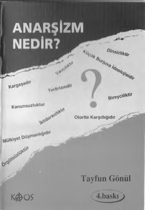Anarşizm Nedir? PDF İndir – Tayfun Gönül