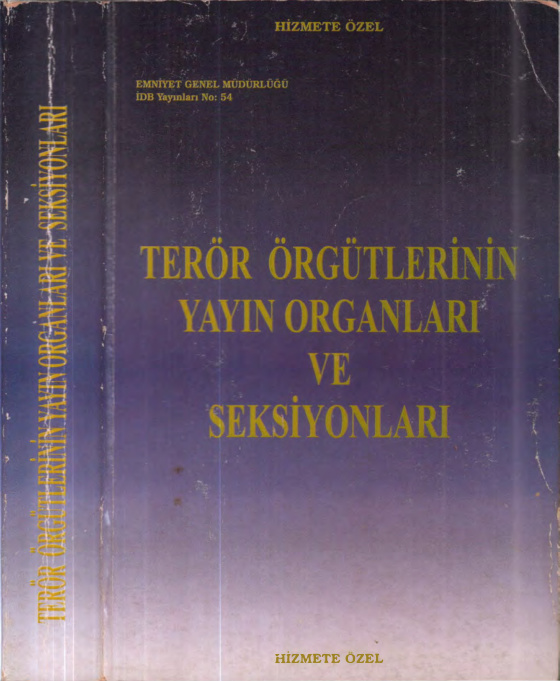 Terör Örgütlerinin Yayın Organları ve Seksiyonları PDF İndir – Kolektif