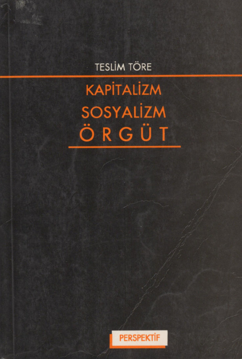 Kapitalizm Sosyalizm Örgüt PDF İndir – Teslim Töre