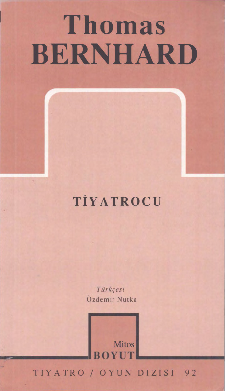 Tiyatrocu PDF İndir – Thomas Bernhard