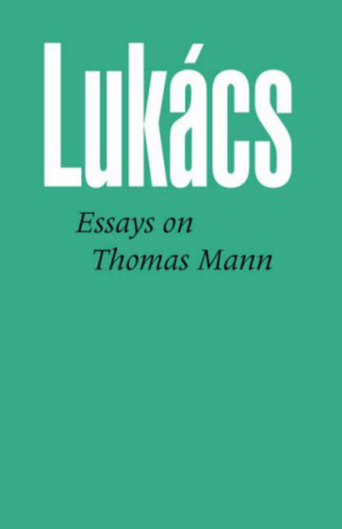 Essay on Georg Lukács PDF İndir – Thomas Mann