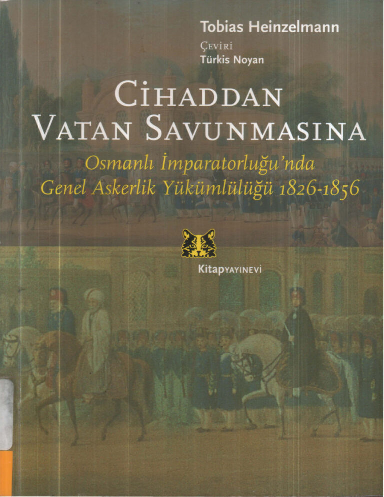 Tobias Heinzelmann Cihandan Vatan Savunmasına Kitap Yayınevi Kitap Kapağı