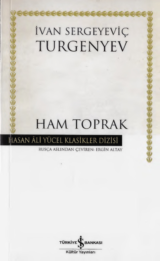 Ham Toprak (İş Bankası Baskısı) PDF İndir – İvan Turgenyev