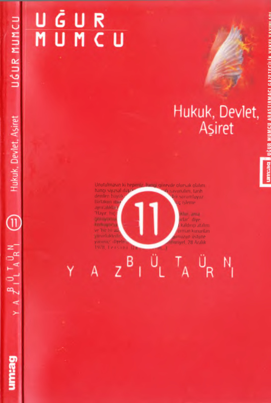 Hukuk Devlet Aşiret PDF İndir – Uğur Mumcu