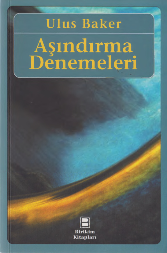 Aşındırma Denemeleri PDF İndir – Ulus Baker