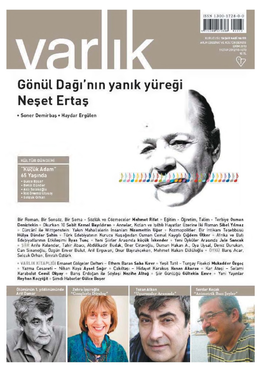 Varlık Dergisi Ekim 2013 PDF İndir – Kolektif