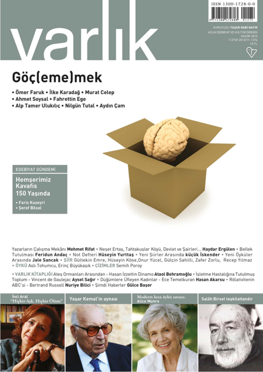 Varlık Dergisi Kasım 2013 PDF İndir – Kolektif