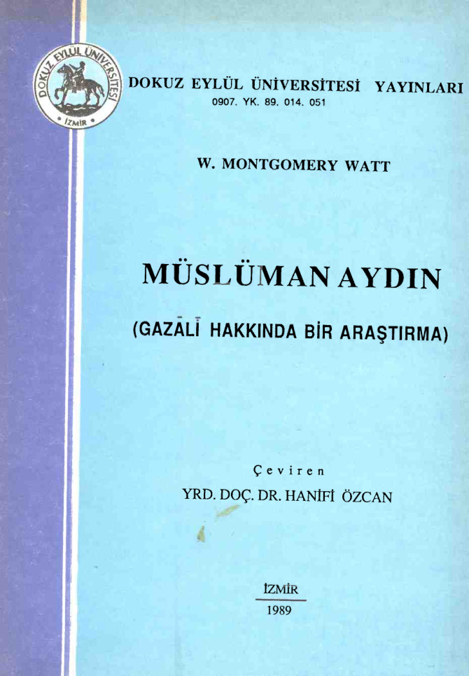 Müslüman Aydın (Gazali Hakkında Bir Araştırma) PDF İndir – W. Montgomery Watt