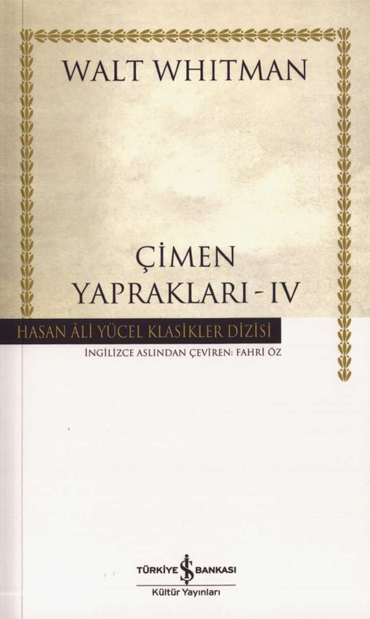 Çimen Yaprakları IV PDF İndir – Walt Whitman
