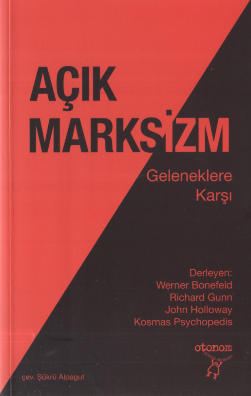 Açık Marksizm PDF İndir – Werner Bonefeld vd.