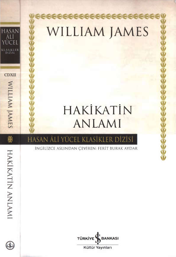 Hakikatin Anlamı PDF İndir – William James