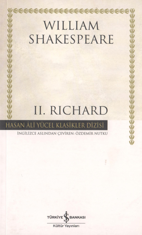 II. Richard (İş Bankası) PDF İndir – William Shakespeare