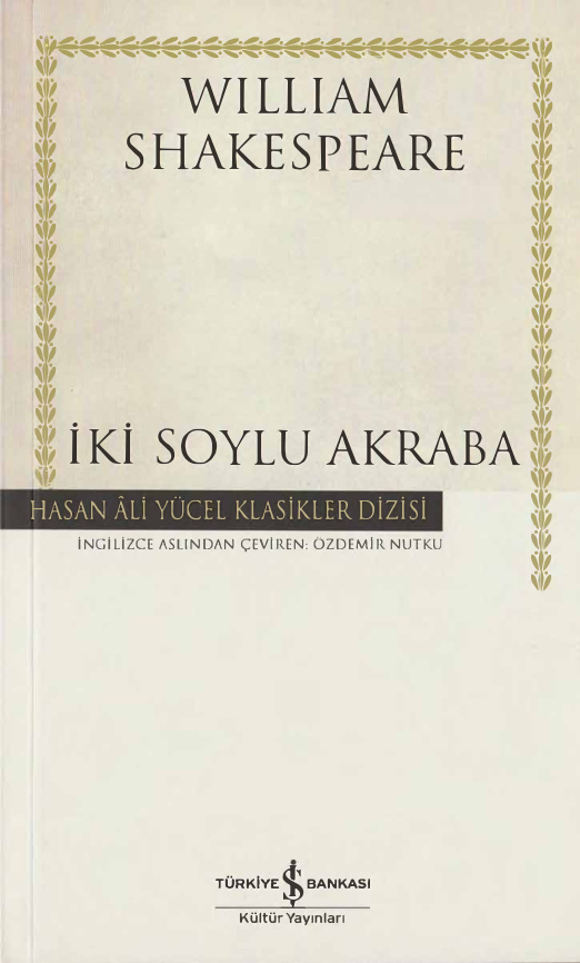 İki Soylu Akraba PDF İndir – William Shakespeare