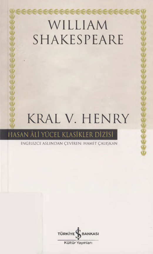 Kral V. Henry PDF İndir – William Shakespeare