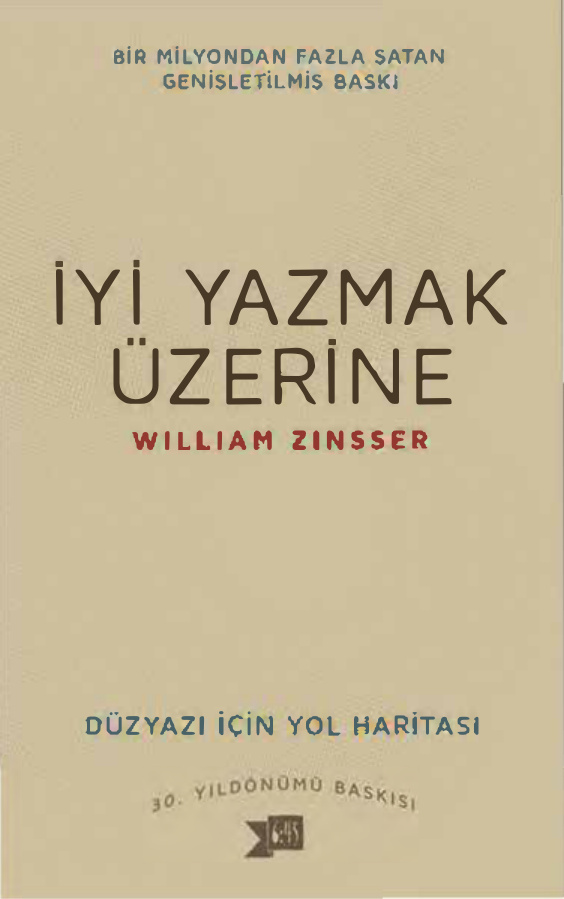 İyi Yazmak Üzerine PDF İndir – William Zinsser