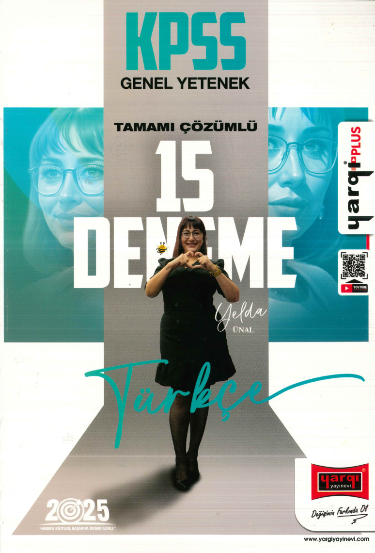 Türkçe Çözümlü 15 Deneme PDF İndir – Yargı Yayınları Komisyon