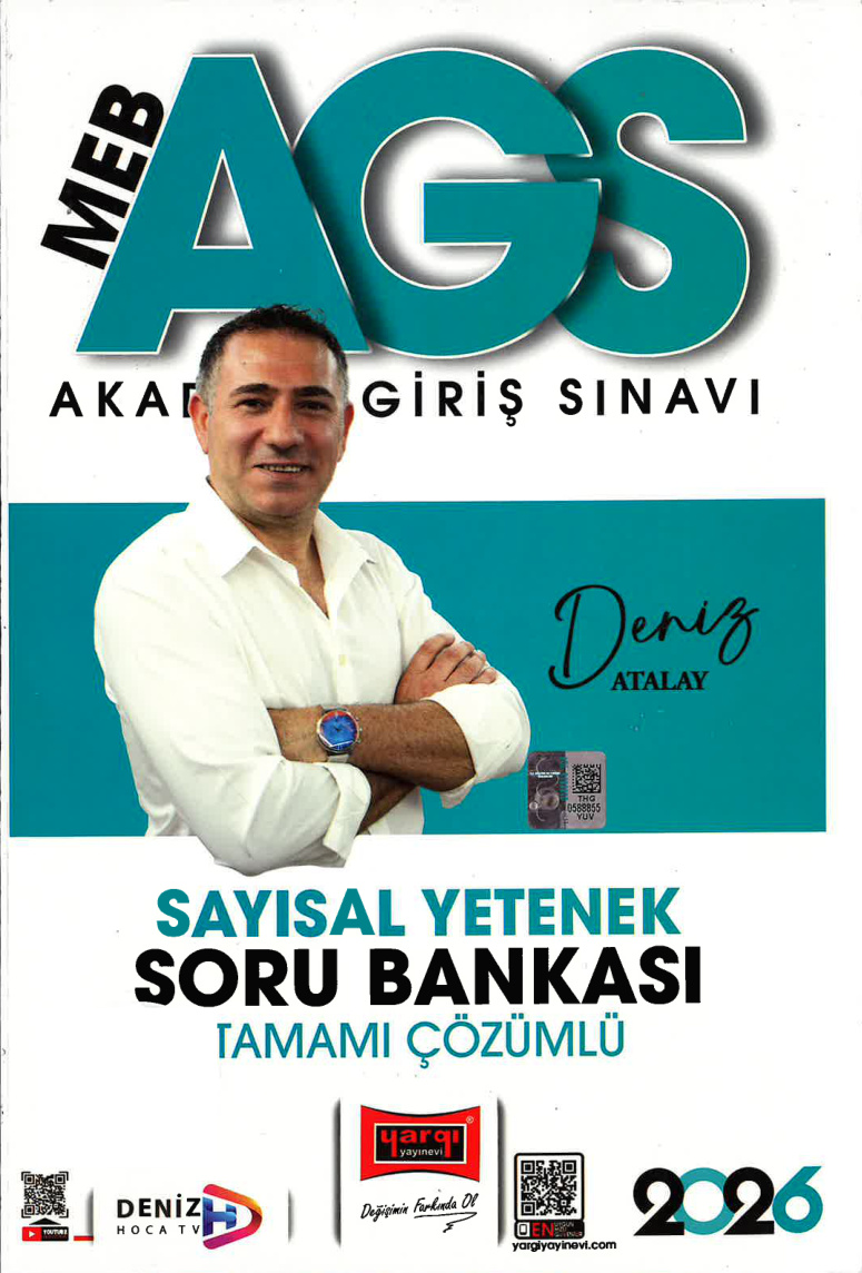 MEB AGS SAYISAL YETENEK SORU BANKASI PDF İndir – Deniz Atalay