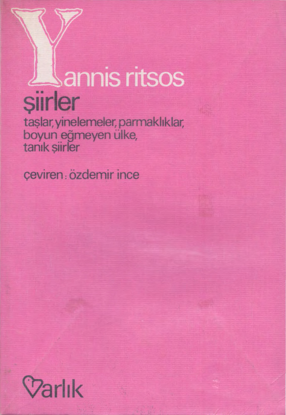 Şiirler (Yannis Ritsos) PDF İndir – Yannis Ritsos