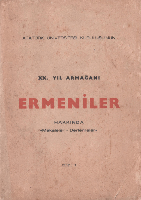 Ermeniler Hakkında Makaleler Derlemeler 2 PDF İndir – Zeki Başar