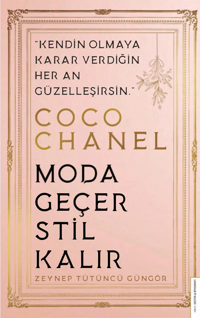 Coco Chanel Moda Geçer Stil Kalır PDF İndir – Zeynep Tütüncü Güngör