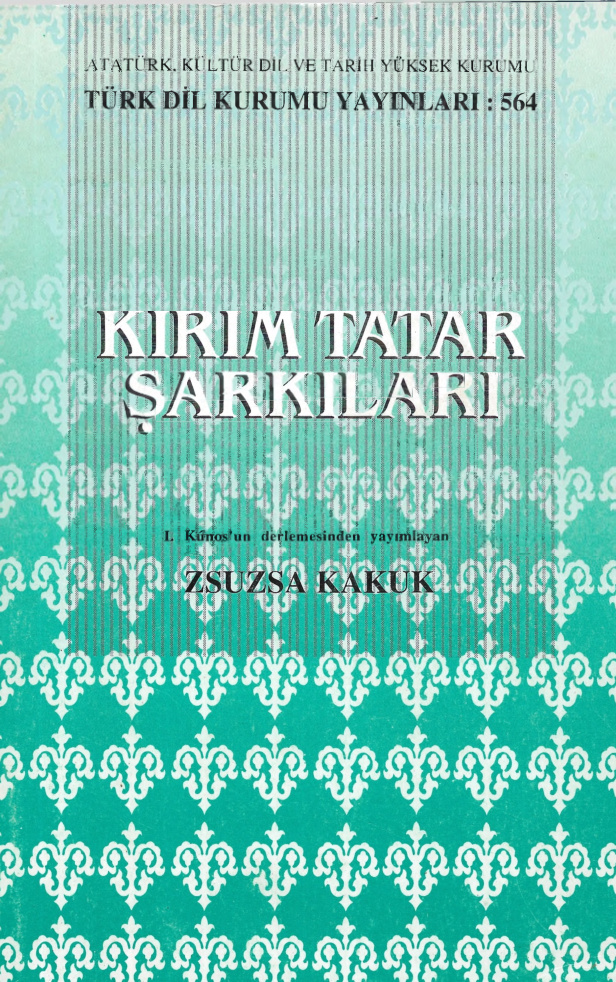Kırım Tatar Şarkıları PDF İndir – Zsuzsa Kakuk