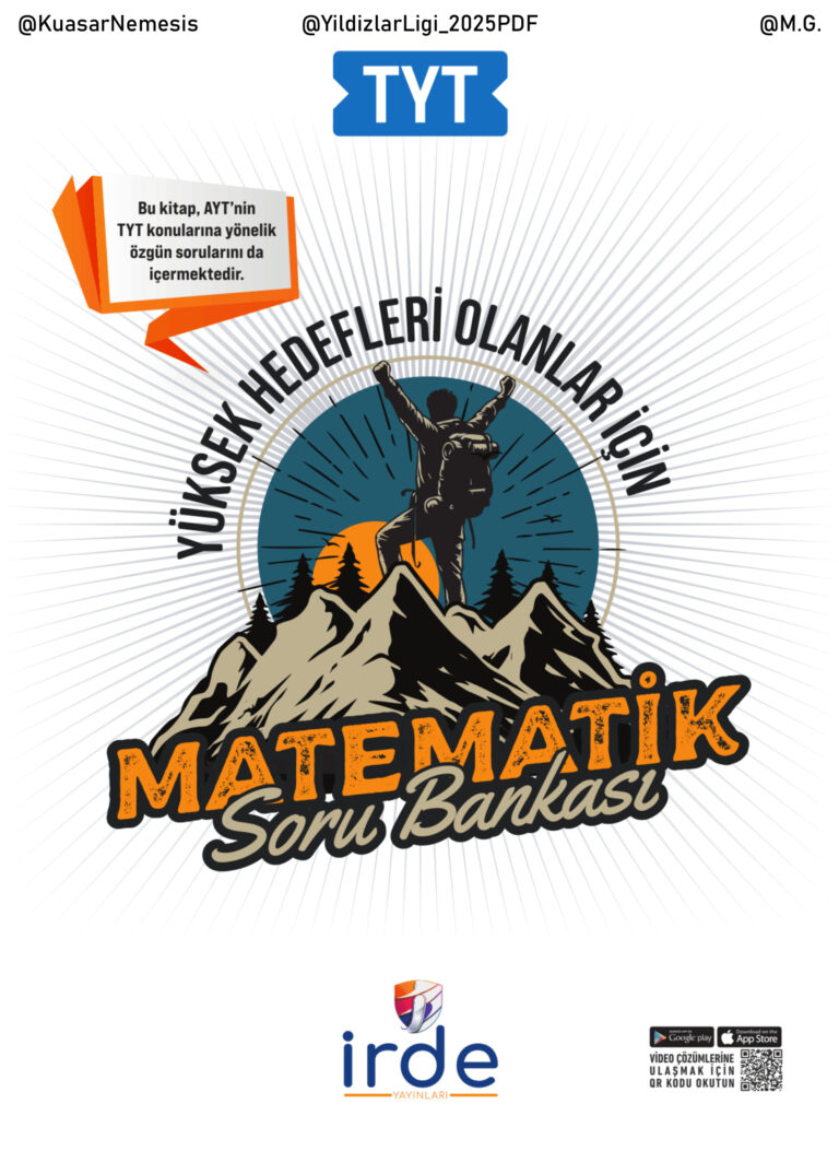 2026 İrde Yayınları TYT Matematik Soru Bankası @YildizlarLigi 2025PDF Kitap Kapağı