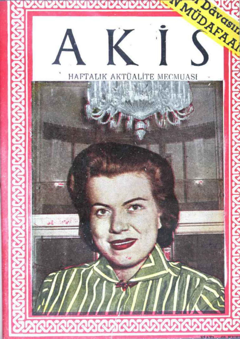 Akis Sayı 128 1956 Kitap Kapağı