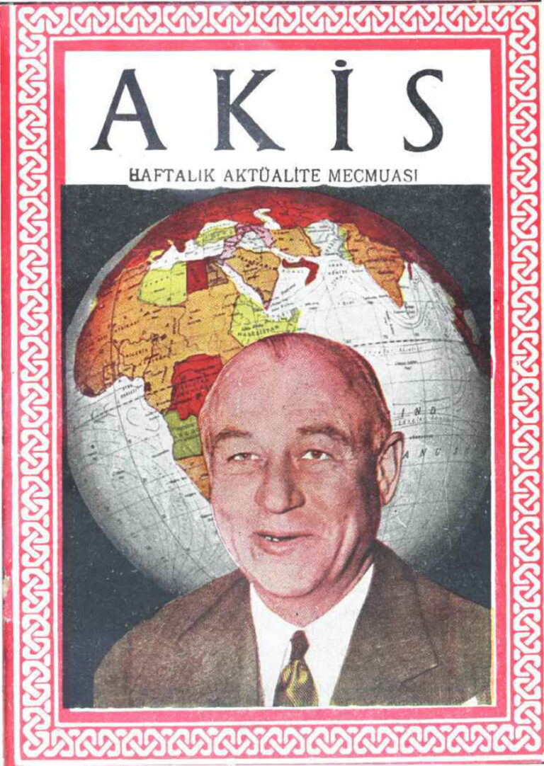 Akis Sayı 137 1956 Kitap Kapağı