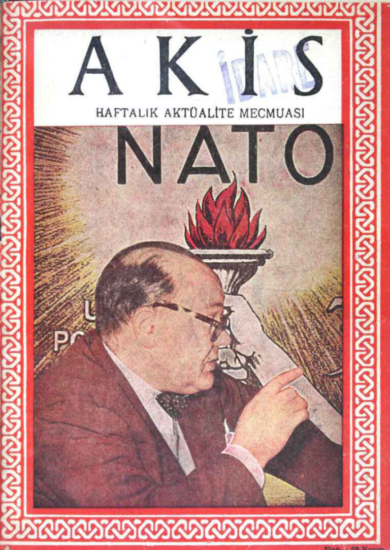 Akis Sayı 138 1956 Kitap Kapağı