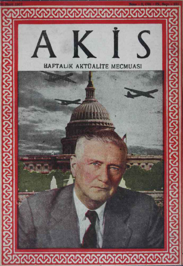 Akis Sayı 151 1957 Kitap Kapağı